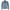 Light Blue, variant on Mens Premium Cotton Faded Denim Jean Button Up Slim Fit Jacket Black 2XL