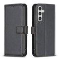 thumbnail image 5 of SaniMore Case for Samsung Galaxy A14 5G (6.6" 2023), PU Leather Flip Folio Book Protective Cover Cash Pocket Magnetic Clasp Credit Card Holder Kickstand Men Women Shockproof Wallet Shell, Black, 5 of 11