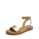 thumbnail image 1 of Sandalia DREAM PAIRS ELENA-5 para Mujer Dorada con Tira al Tobillo y Suela Plana 9, 1 of 8