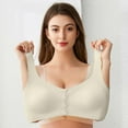 thumbnail image 6 of Pimfylm Womens Front Close Bras for Women Bras Bralettes for Women with Support Plus Size(Beige,XXL), 6 of 6
