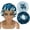 005 Peafowl/Aqua, variant on Adjustable Silk Satin Bonnet Hair Care Caps for Women Girls Loose-fitting Reversible Sleeping Cap Shower Caps Hair Wrap Bonnets (007 /Hunter)
