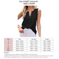 thumbnail image 5 of Bienvenido V Cuello Casual Sin Mangas Bolsillo Delantero Color Puro Tank Top Blusa para Mujer Verano Negro M, 5 of 5