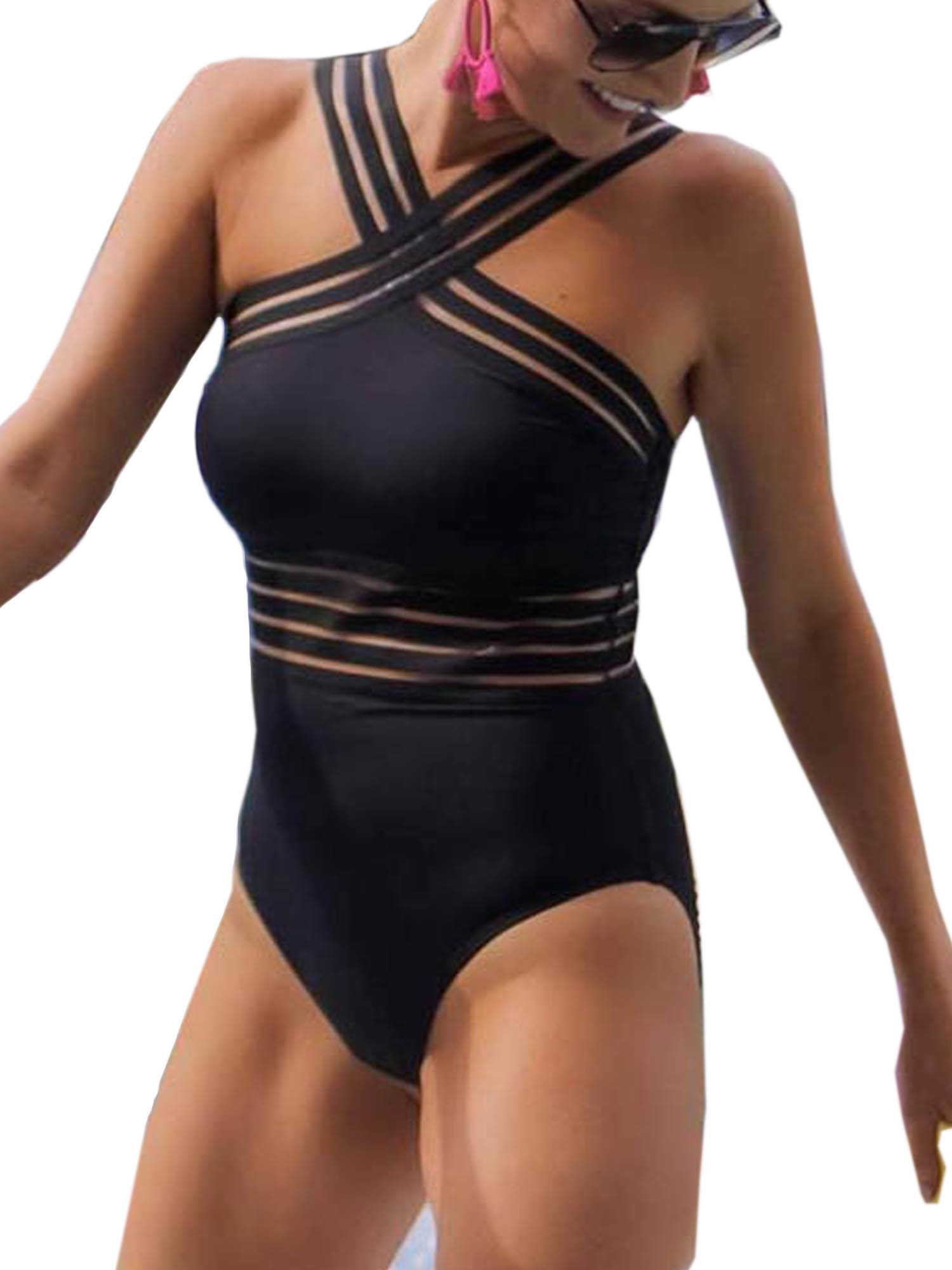 Listenwind Listenwind Women S One Piece Bikini Swimwear Front Crossover Swimsuits Hollow Bathing Suits Monokinis Walmart Com Walmart Com Listenwind Listenwind Women S One Piece Bikini Swimwear Front Crossover Swimsuits Hollow Bathing Suits Monokinis Walmart Com Walmart Com