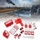 thumbnail image 5 of Kit de etiquetado de bloqueo eléctrico juego de bloqueos de circuito confiable de alta resistencia práctico profesional con bolsa de almacenamiento para uso industrial, 5 of 8