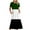 Green summer dresses, variant on pimelu Dresses for Women Womens Dresses Pleated Swing Loose Pocket A Line Beach Long Dress Summer Fashion Color Block Short Sleeve Round Neck Women Maxi Dresses