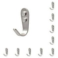 thumbnail image 1 of 10 Pieces Clothes Hanger Punch-free Self-adhesive Tear-resistant Waterproof Anti-rust Capacity Home Toilet Hook Rack Holder Large 1.5mm, 1 of 9