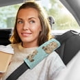 thumbnail image 6 of 2-Pack Seat Belt Covers with Flannel Seatbelt Shoulder Strap Case Adjustable Straps Soft Padding for Car Cute Otter Pattern Medium, 6 of 8