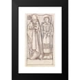 thumbnail image 2 of Sir Edward Coley Burne-Jones 12x18 Black Modern Framed Museum Art Print Titled - St Nicholas and St Stephen, 2 of 5