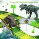 thumbnail image 5 of Dinosaur Toys, 223 PCS Create A Dinosaur World Road Race Tracks, Flexible Track Playset, Dinosaur Car for 3 4 5 6 Year Old Boys Girls Birthday Party Favor Gift, 5 of 7