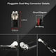 thumbnail image 3 of Conector Enchufable de Doble Cable + Hebilla de Bloqueo, Sin Corte de Pelado de Cables Conector LED de 2 VíAs y 2 para AWG 20-24 40 Piezas, 3 of 7