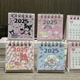 2025 Desk Calendar Kawaii Sanrio Kuromi Mini Calendar To Do List Daily Kawaii Desk Calendar 2025