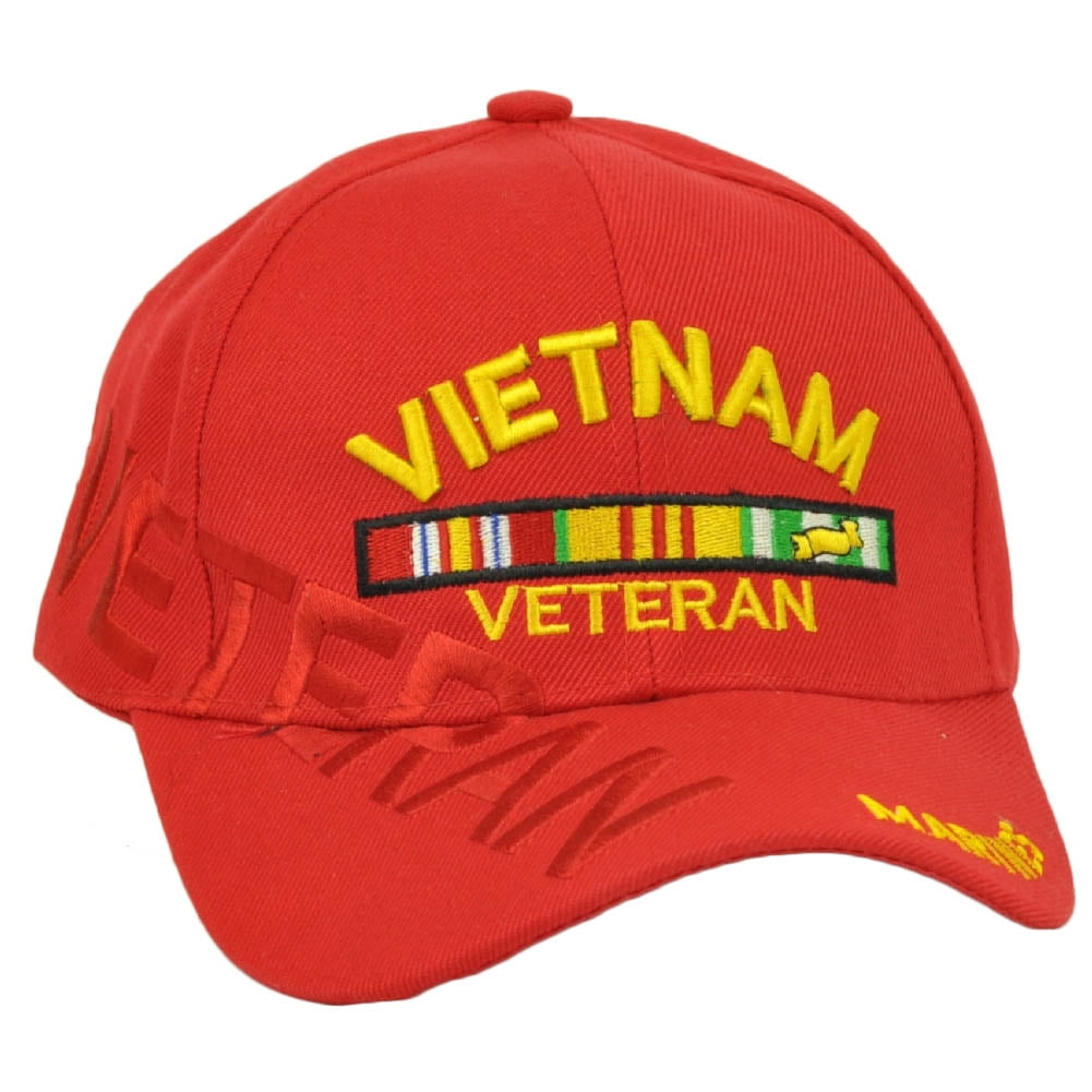 Gold Yellow U.S Marine Corps Hat Red 