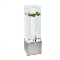 Cal Mil 1527-3-110 8.5 x 8.5 x 26.75 in. 3 gal Aspen Dispenser with Ice Chamber