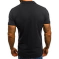 thumbnail image 3 of Lolmot Shirts for Men Fashion Short Sleeve Design Personality Casual Slim with Pockets Compression Turndown Collar Polo T-Shirts Top Blouse, 3 of 4