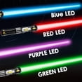 thumbnail image 4 of Light up Sword Saber Cawiew, paquete de 4 unidades con sonido FX y retráctil, 4 of 7