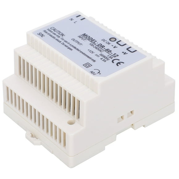 Din-Rail Power Supply, 100-240VAC Switching Supply Driver Uninterruptible Power Supply Single Phase Output For Home For Outdoor For Professional