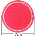 thumbnail image 5 of 2 posavasos para coche, piezas de automóvil, posavasos universales de silicona antideslizantes para coche de 2,75 pulgadas, bonito adorno interior de diamante (rojo) RV, 5 of 5