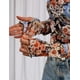 thumbnail image 5 of PRETTYGARDEN Camisa de Malla Floral de Manga Larga para Mujer XXL, 5 of 8