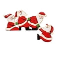 thumbnail image 2 of Decoración de puerta de Navidad de Reno Adorno colgante de esquina 20x10cm Papá Noel 1x para decoración para hogar Adorno de puerta santas Yotijar etiqueta engomada del marco de la puerta, 2 of 5