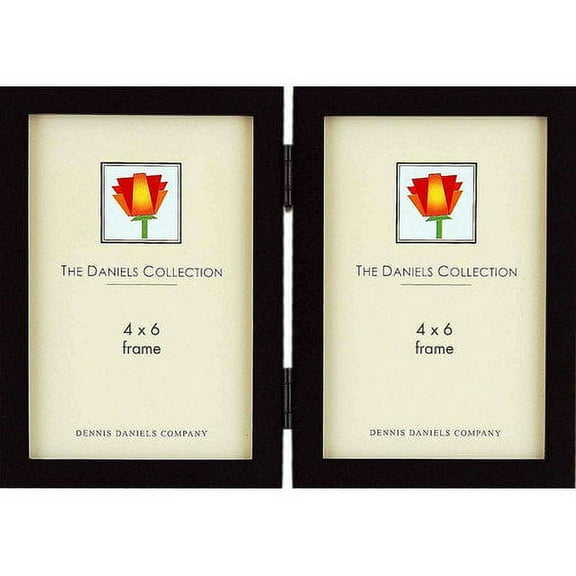 The Original DANIELS W41  GALLERY WOODS  u horizontal  u  black-stain hinged 7x5 by Dennis Daniels - 5x7