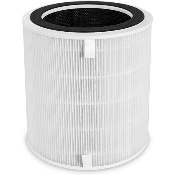 LEVOIT Purificateur d'Air LV-H135 Filtre de Remplacement, Ensemble de Filtres True HEPA et au Charbon Activé, LV-H135-RF, Blanc