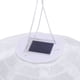 thumbnail image 4 of Colgante impermeable de farol solar redondo LED de 8 pulgadas para decoración de jardín (blanco), 4 of 8