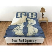 Thumbprintz Vintage Numbers 8 Standard Sham, 30" x 22"
