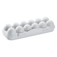 XTAIYIMAO 12/18 Pack Egg Holders Refrigerator Plastic Egg Containers