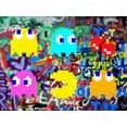 thumbnail image 4 of Stephen Chambers 24x19 White Modern Wood Framed Wall Art Titled - Pacman, 4 of 6