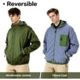 thumbnail image 4 of GINGTTO Men's Winter Softshell Fleece Lined Reversible Bomber Jacket with Detachable HoodGINGTTO Mens Winter Jacket Softshell Fleece Lind with Detatchable Hood，Reversible Bomber Windbreaker for Men, 4 of 7