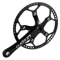 Single Speed Crankset 53T 170mm Crankarms Folding Bike Crankset with Protective Covk2362