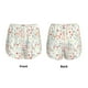 thumbnail image 3 of Balery Wildflower Watercolor 4 Pantalones cortos deportivos para mujer con forro y dos bolsillos, elásticos, para entrenamiento, gimnasio, yoga-X-Large, 3 of 7