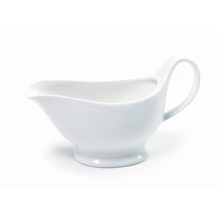 Norpro Porcelain Gravy Boat, 16 Oz, White