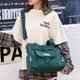 thumbnail image 5 of Bolso de hombro de nylon de compras de gran capacidad de moda para el trabajo (verde oscuro), 5 of 8