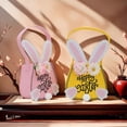 thumbnail image 7 of Easter Egg Hunt Basket Cute Bunny-Shaped Tote Gift Basket Candy Goody Cookie Box Holder for Easter Party Favor Supplies, 7 of 7