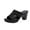 Black, variant on VerPetridure Platform Sandals for Women Womens New Summer Rhinestone Fish Mouth High Heels Thick Heel Sandals And Slippers