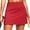 Red, variant on Women's Short skirt, have 2 Pockets , High Waisted for walk, Tennis , Golf