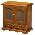 thumbnail image 3 of USHOBE Armoire Mini Résistante à l'Usure Accessoires pour Mini Maison Bois 1 Ensemble, 3 of 8