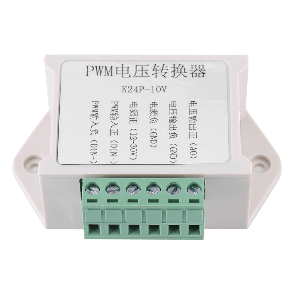 36V 1-3KHZ to 0-10V PWM signal to Voltage Converter Digital-Analog PLC 12V