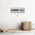 thumbnail image 2 of Outdoor Swimming Hole 4"x12" Metal Sign, Wall Décor for Porch, Patio, and Deck, 2 of 4