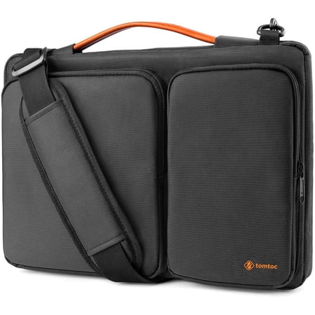 tomtoc 360 Protective Laptop Shoulder Bag for 15.6 Inch Acer Aspire 3/5/7 Laptop, HP Pavilion 15.6, Dell Inspiron 15 3000, 15.6 ASUS ROG Zephyrus, 2020 New Dell XPS 17, Waterproof Accessory Case