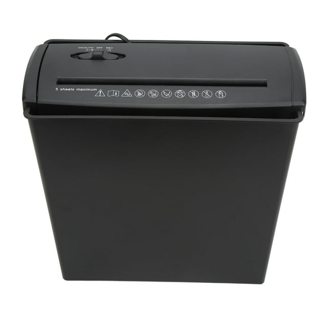 Electric Paper Shredder, 5 Sheets Automatic Shredder For Home For Office