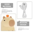thumbnail image 3 of Silicone Night Light Cartoon Capybara Lamp Bedside Nightlight Bedroom Night Lamp, 3 of 8