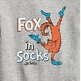 thumbnail image 3 of Dr. Seuss - Fox In Sox Book Cover  - Toddler & Youth Crewneck Fleece Sweatshirt, 3 of 6
