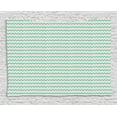 thumbnail image 1 of Chevron Tapestry, Zigzag Stripes with Pastel Colors Hand Drawn Geometric Illustration, Wall Hanging for Bedroom Living Room Dorm Decor, 60W X 40L Inches, Turquoise Pink and Ivory, by Ambesonne, 1 of 2