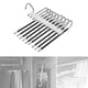 thumbnail image 4 of Injueey Multi Layer Folding Pants Hangers Slack Hotel Rack Hanging Wardrobe Travel Almacenamiento y organización del hogar Negro 33.2x24 cm, 4 of 6