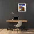 thumbnail image 3 of Wallas 15x15 White Modern Wood Framed Museum Art Print Titled - Downtown, 3 of 4
