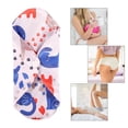 thumbnail image 2 of Compresas menstruales reutilizables de tela de bambú y carbón, toalla sanitaria lavable, 1 ud., 2 of 10