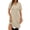 Beige, variant on V Neck Dresses for Women Side Split Short Sleeve Dresses Casual Summer Dress with Pockets