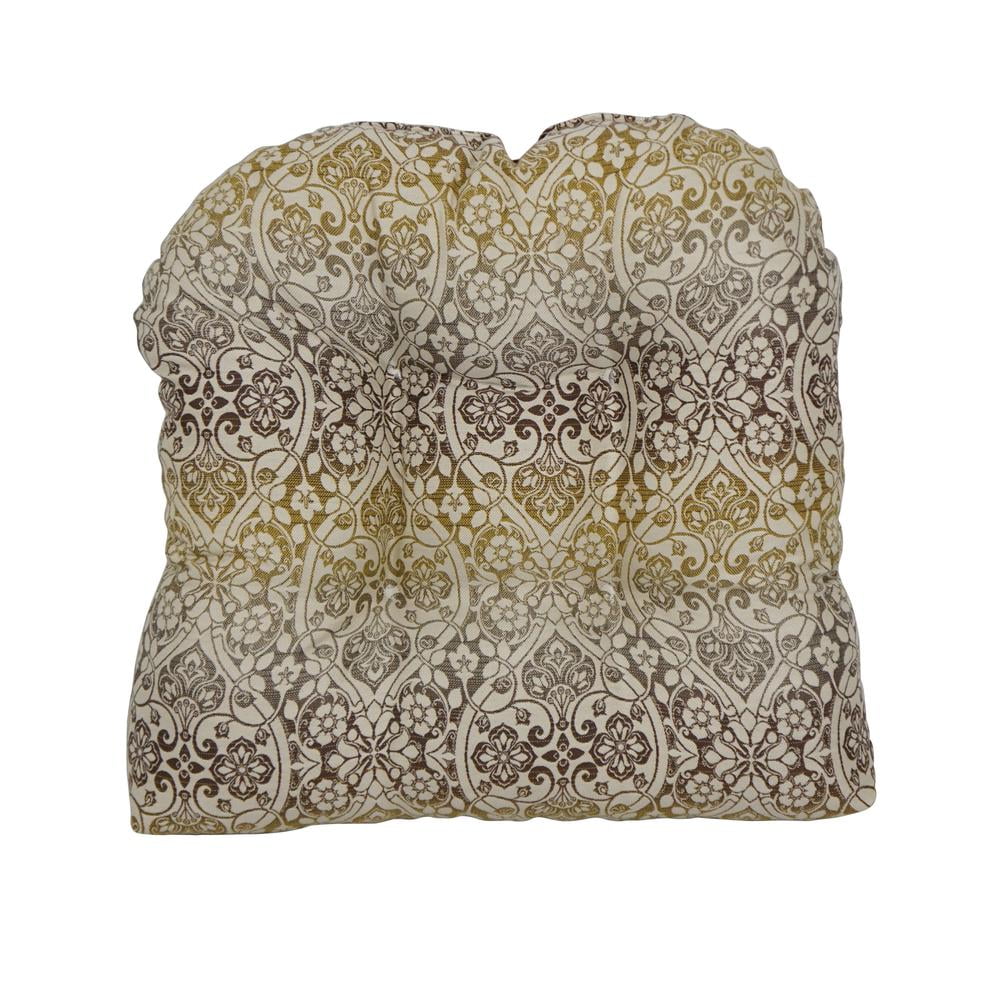 19-inch U-Shaped Premium Outdoor Tufted Dining Chair Cushions (Set of 2) 93184-2CH-PO-007